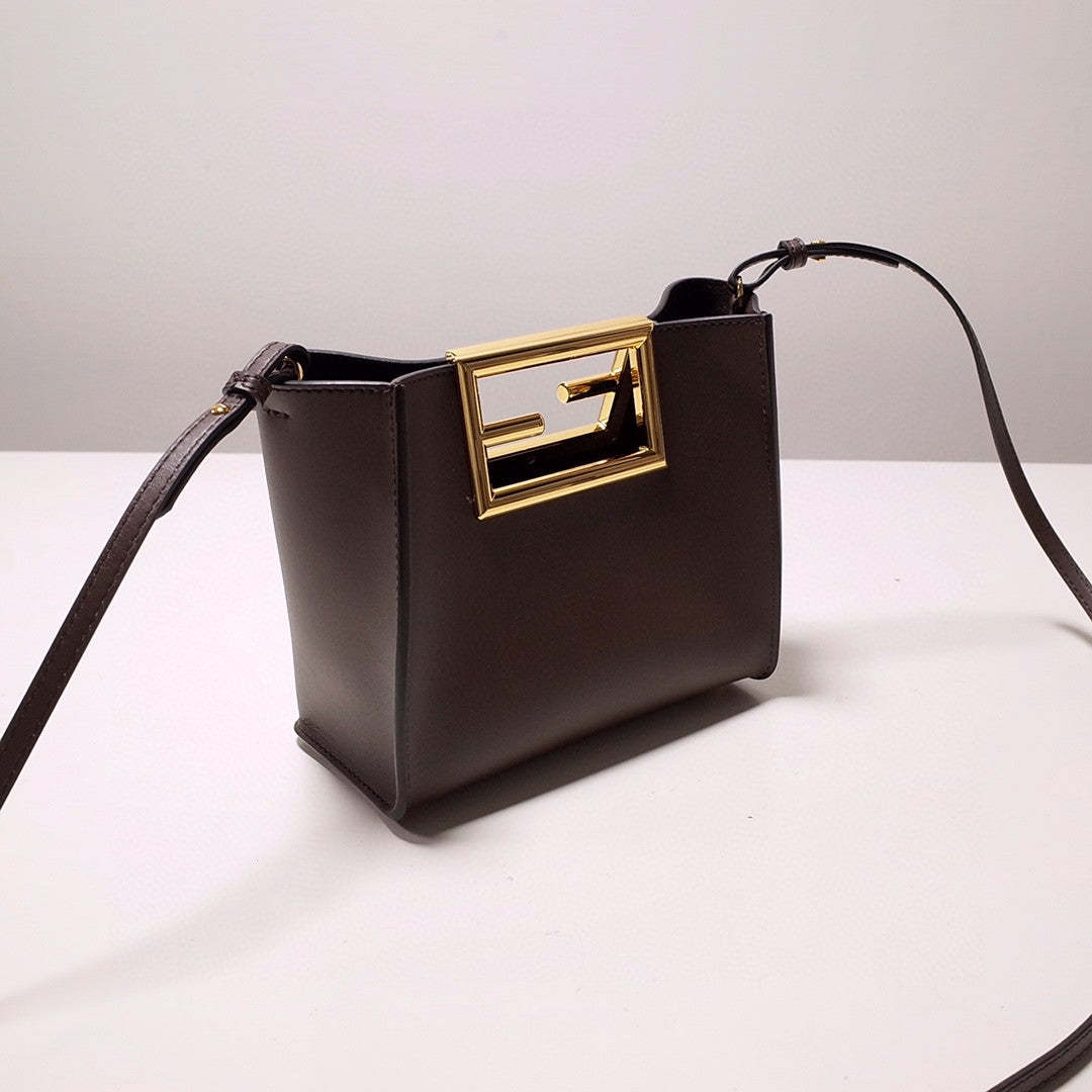 FI Way Small Dark Grey Bag For Woman 17.5cm/7in