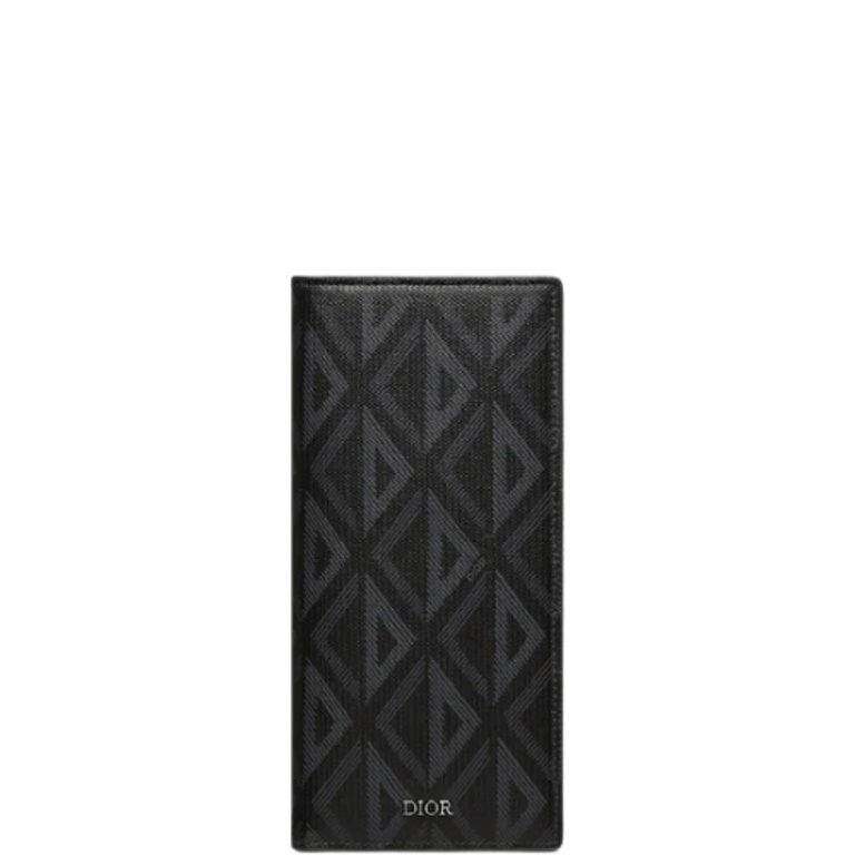 dir VERTICAL LONG WALLET BLACK CD DIAMOND CANVAS 17.5CM 2ESBC002DCO H43E
