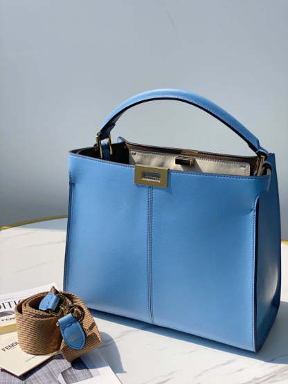 FI Peekaboo X-Lite Tote Medium Blue Bag For Woman 30cm/12in