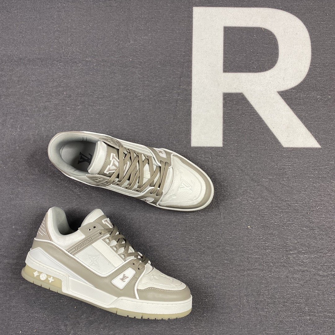 LUV TRAINER SNEAKER RUBBER MONOGRAM GREY VIRGIL ABLOH