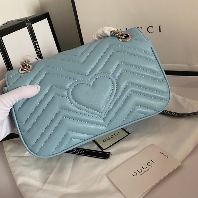 GG MARMONT MATELASSE SHOULDER BAG 26CM