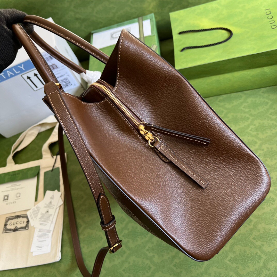 GG JACKIE 1961 LARGE TOTE BAG 649015 HUHHG 8565