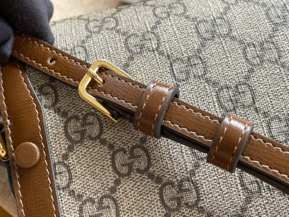 gg Children&#8217;s Horsebit 1955 Mini Bag Beige For Women, Women&#8217;s Bags 7in/18cm gg‎ ‎699296 92TCG 8563