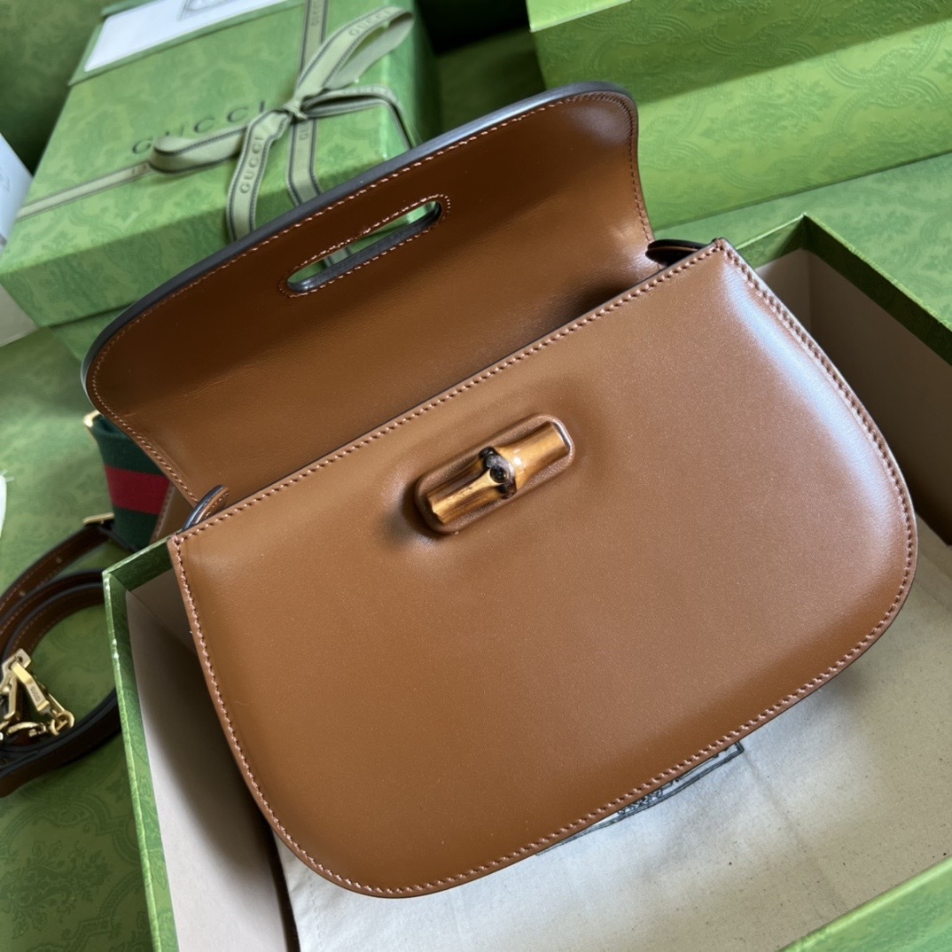 GG Bamboo 1947 small top handle bag 675797 10ODT 2579