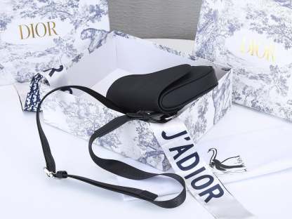 DIR MINI SADDLE BAG OBLIQUE JACQUARD BLACK