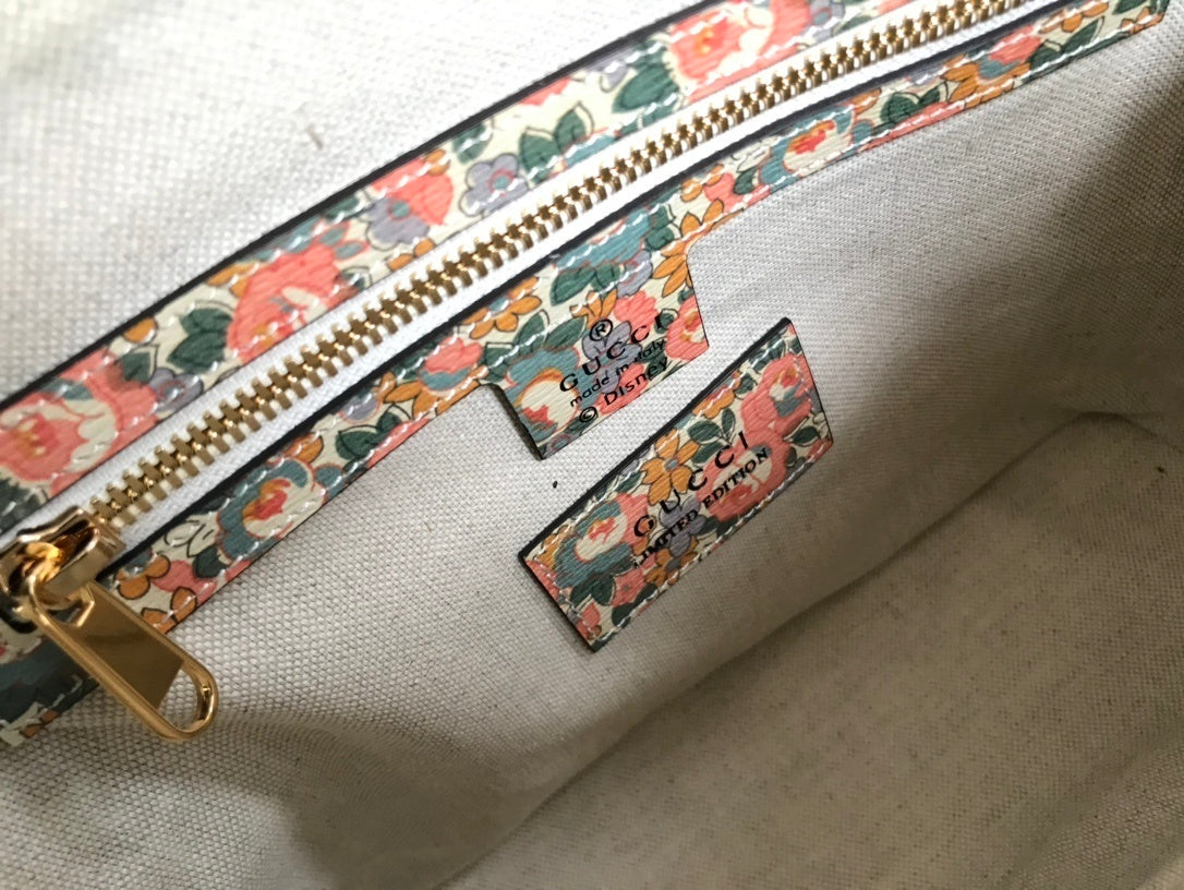 gg Horsebit 1955 Small Top Handle Bag Printing Liberty For Women 10in/25cm gg 620850