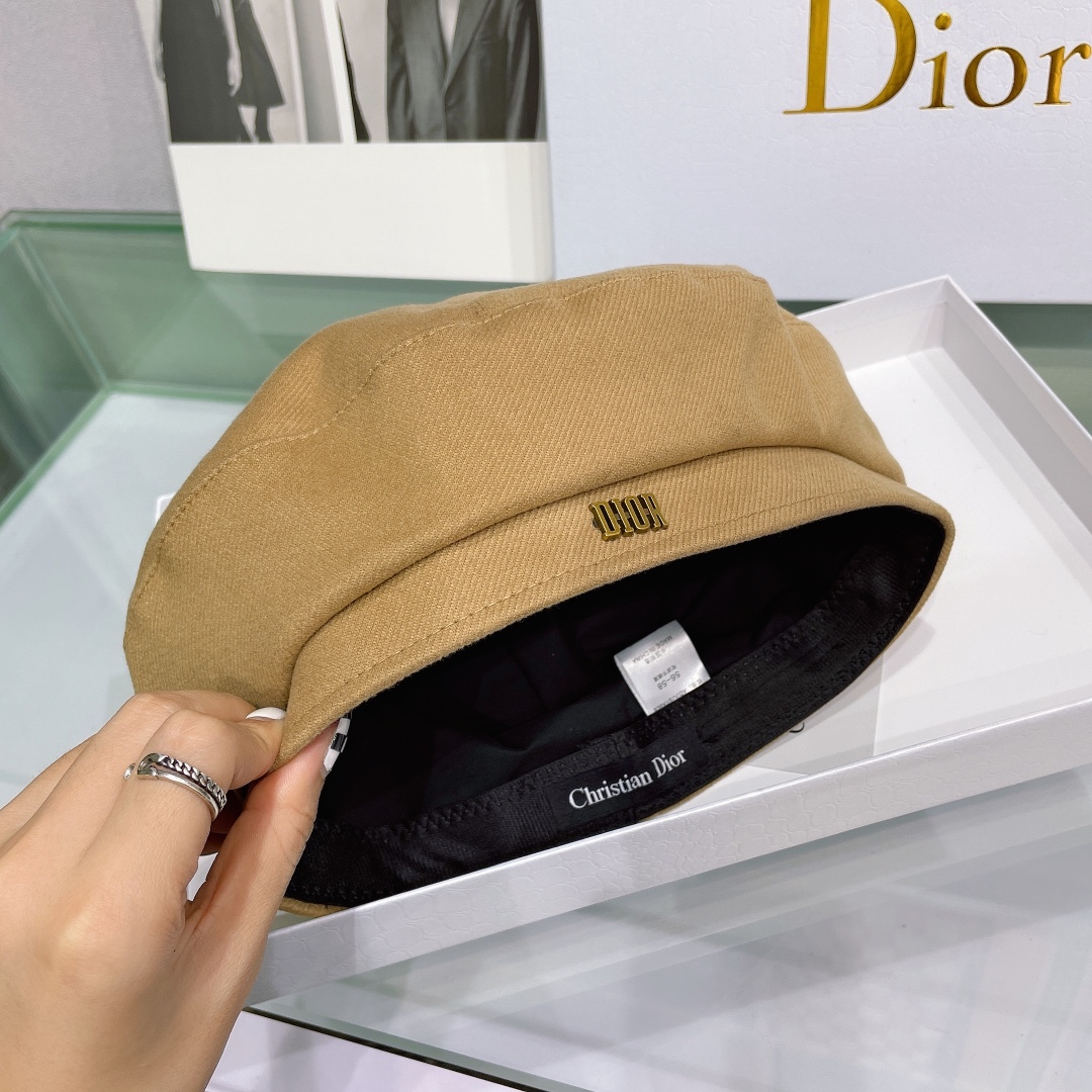 DOR COTTON DRILL BERET BEIGE