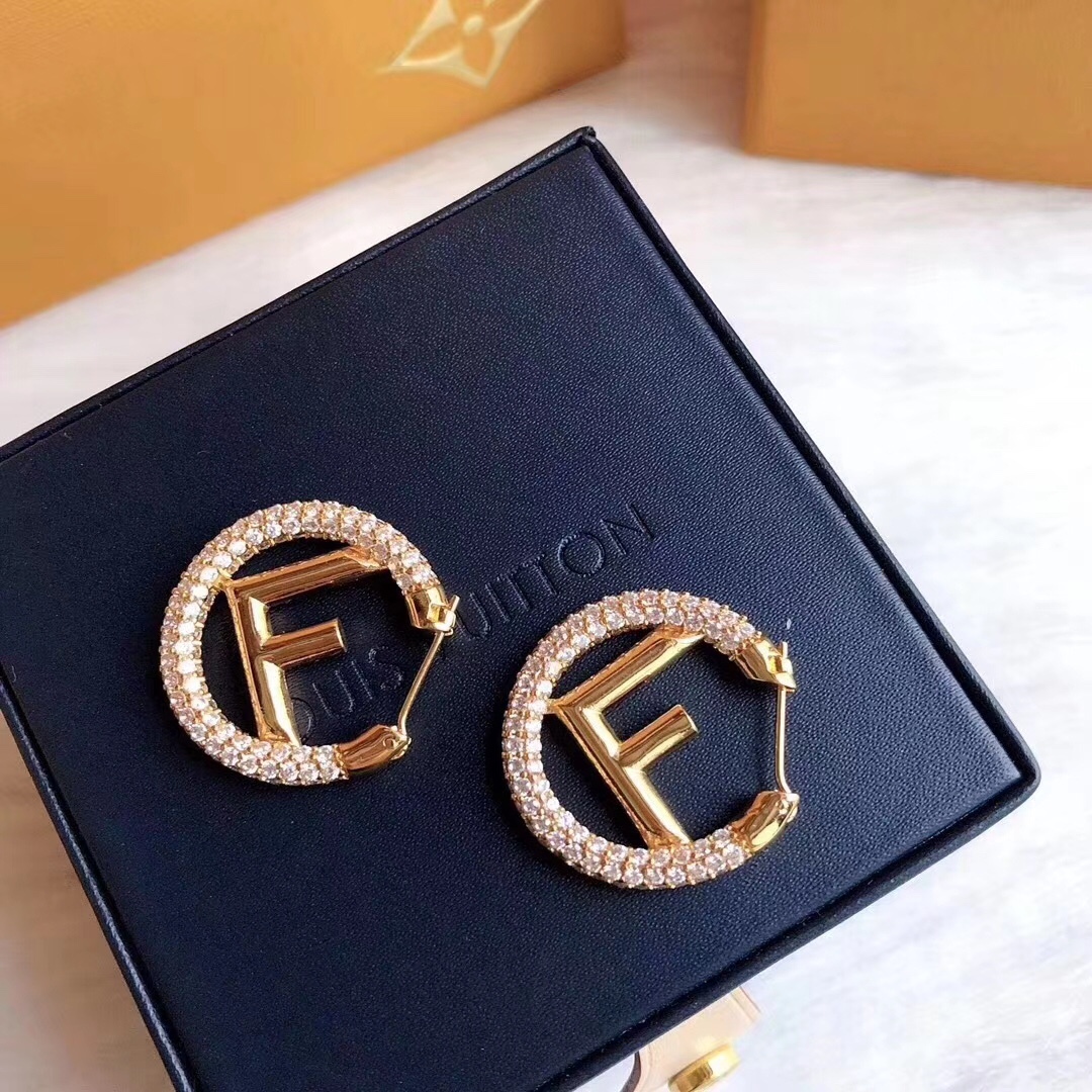 FD LOGO EARRINGS