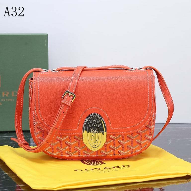 GY SEAL CLASP THE 233 BAG ORANGE 25CM