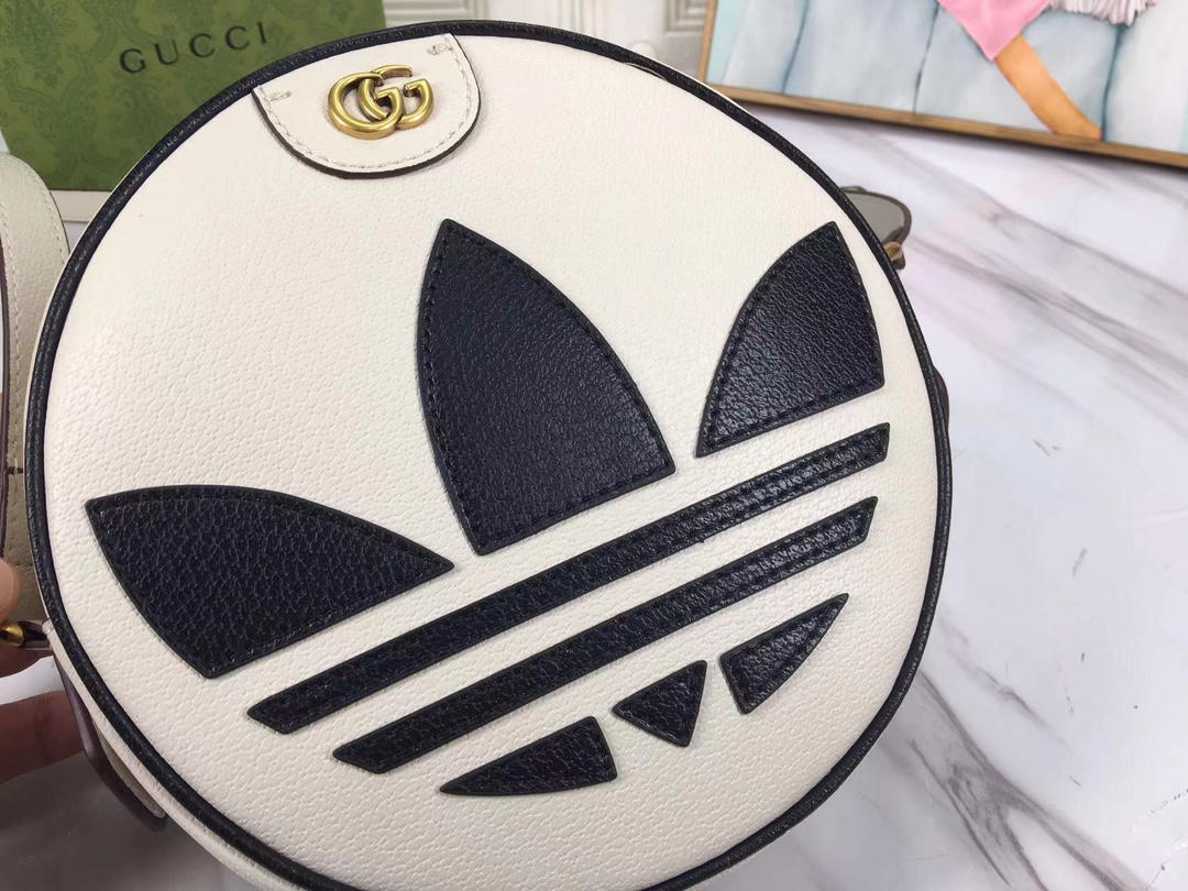 GG x ADIDAS OPHIDIA SHOULDER BAG WHITE 22CM 702626 DJ24T 8847