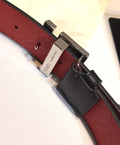 FD LEATHER BETL BLACK 40MM