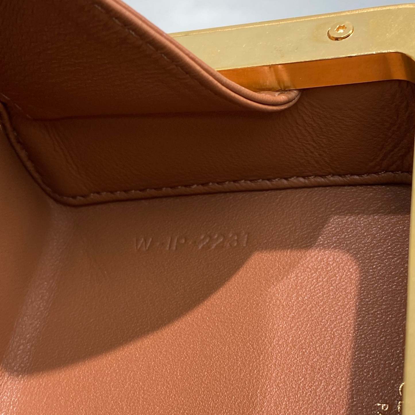 CE Triomphe Minaudiere In Triomphe Canvas Brown For Women 4in/10cm
