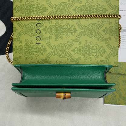 gg Diana Mini Bag With Bamboo Green For Women, Women’s Bags 7.5in/19cm gg ‎696817 DJ20T 3120