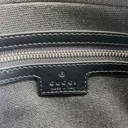 gg Shoulder Bag With Interlocking G Black gg Supreme Canvas For Women  9.6in/24.5cm gg 703468 92THF 1000