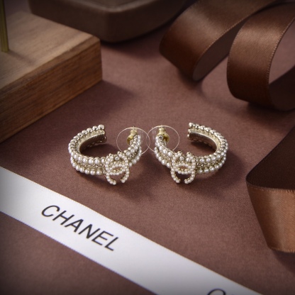 CC METAL STRASS EARRINGS