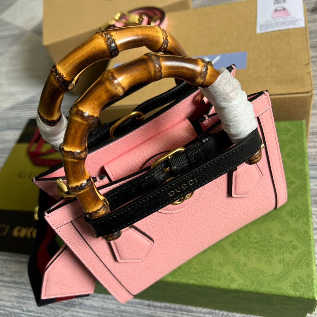 gg Diana Mini Tote Bag Pink For Women, Women’s Bags 7.9in/20cm gg ‎702732 U3ZDT 5479