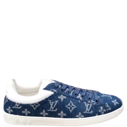 LUV LUXEMBOURG SNEAKER MONOGRAM CANVAS BLUE
