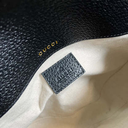 gg x Adidas Horsebit 1955 Mini Bag Black For Women, Women&#8217;s Bags 8.1in/21cm gg 658574 U3ZDG 8726