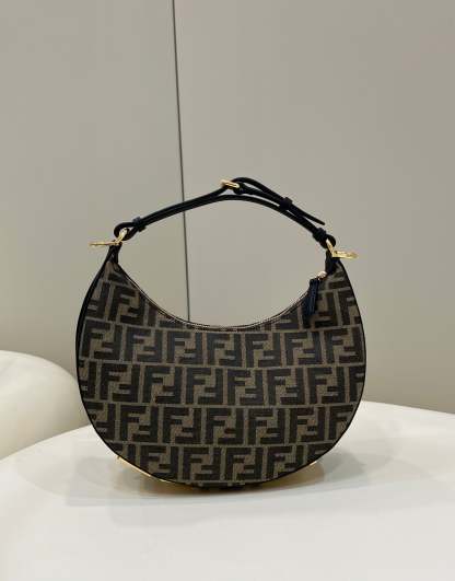 FI FIgraphy Small Brown For Women, Women’s Handbags, Shoulder Bags 11.4in/29cm 8BR798