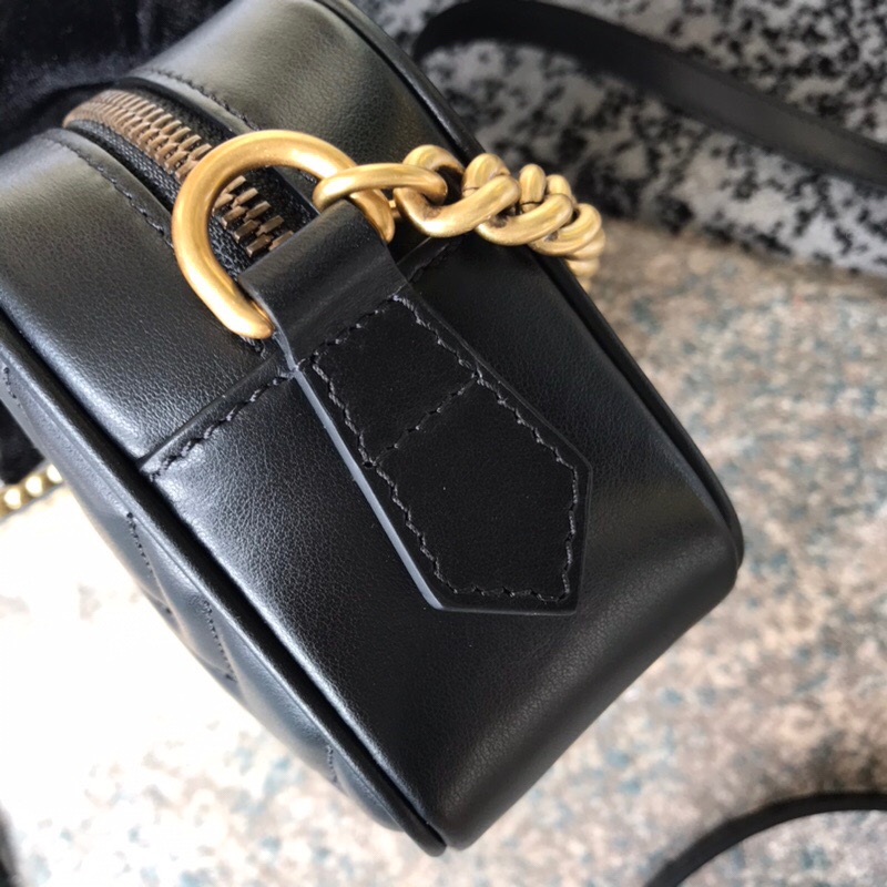 GG MARMONT SMALL MATELASSE SHOULDER BAG 447632 DTD1T 1000