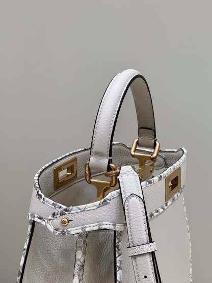 FI Peekaboo ISeeU Medium Ivory For Women, Women’s Handbags, Shoulder Bags 13.1in/33.5cm FF