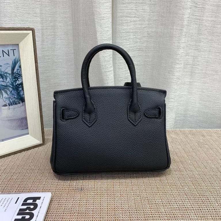 HM BIRKIN MINI GOLD HARDWARE EPSOM BLACK 20CM