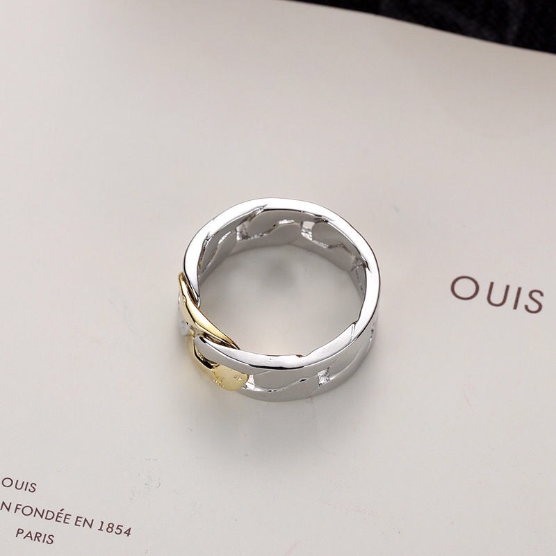 LV SILVER RING