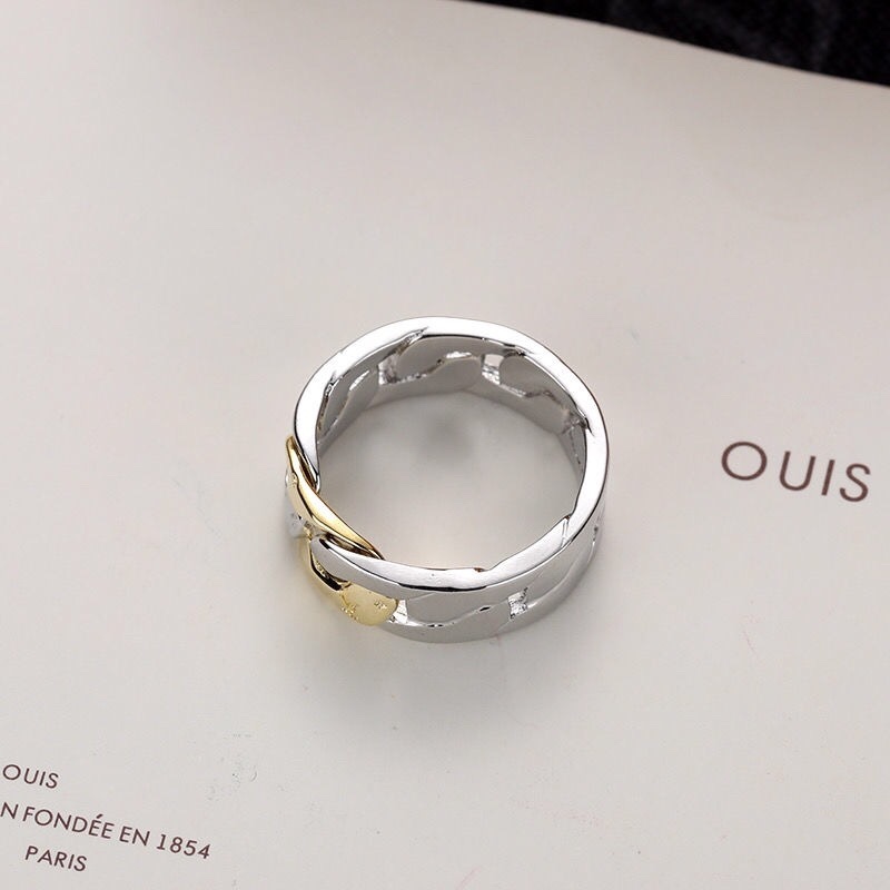 LV SILVER RING