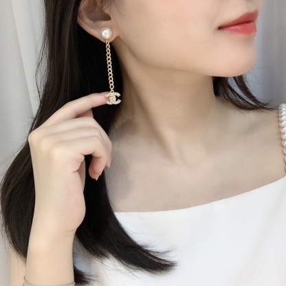 CC CC GOLD EARRINGS