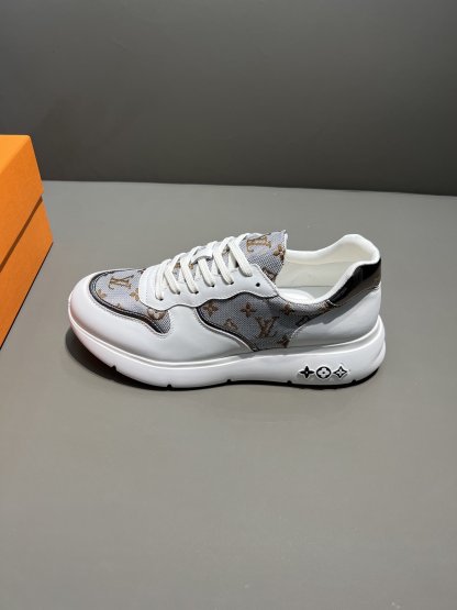 LUV RUN AWAY SNEAKER IRIDESCENT TEXTILE WHITE