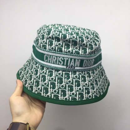 DOR OBLIQUE BUCKET HAT GREEN