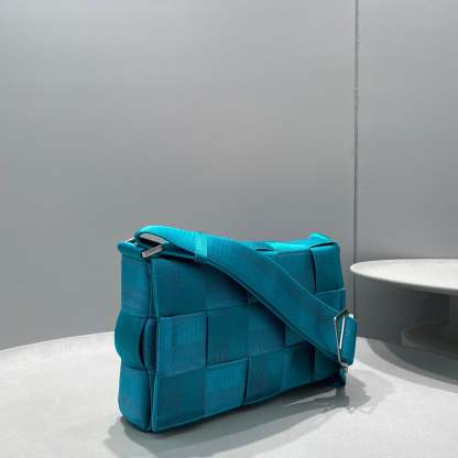 BV Webbing Blue, For Men, Bags 9.8in/25cm 680513V1G214634