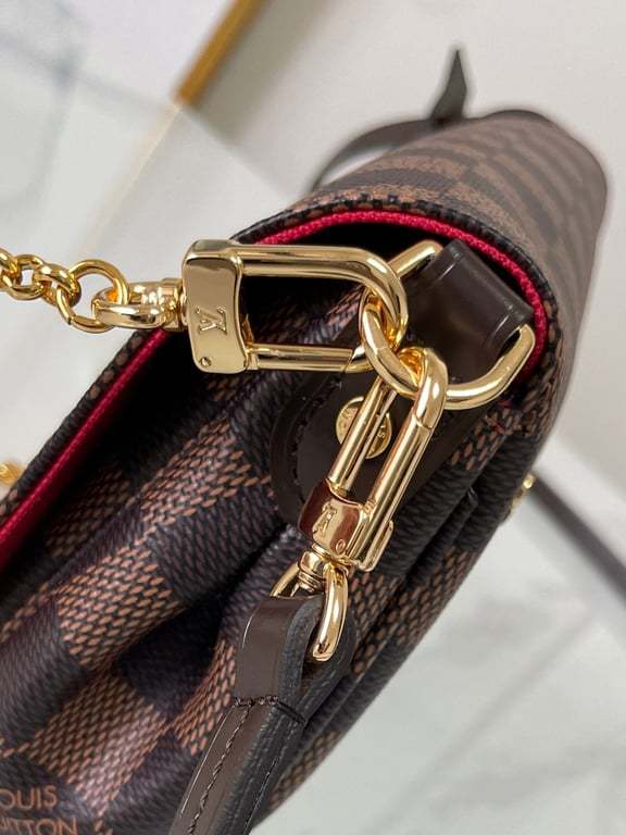 LUV FELICIE POCHETTE DAMIER AZUR 21CM