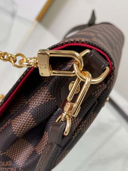 LUV FELICIE POCHETTE DAMIER AZUR 21CM