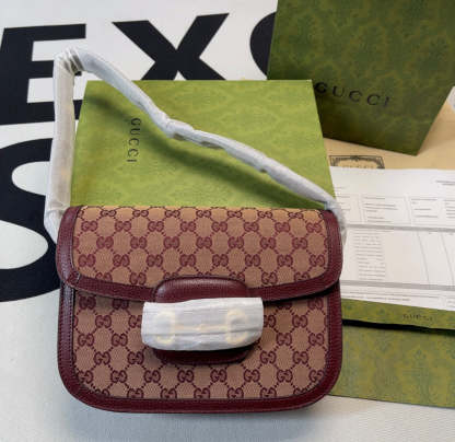 gg Horsebit 1955 Shoulder Bag Beige And Ivory For Women, Women’s Bags 9.8in/25cm gg