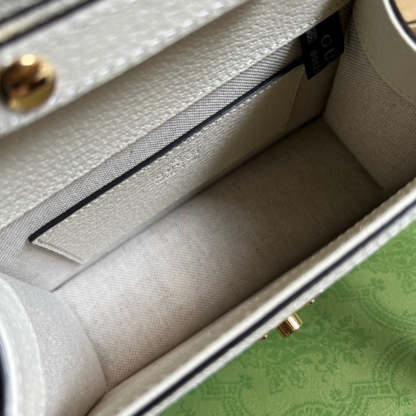 gg Ophidia gg Mini Shoulder Bag Beige For Women, Women&#8217;s Bags 6.9in/18cm gg