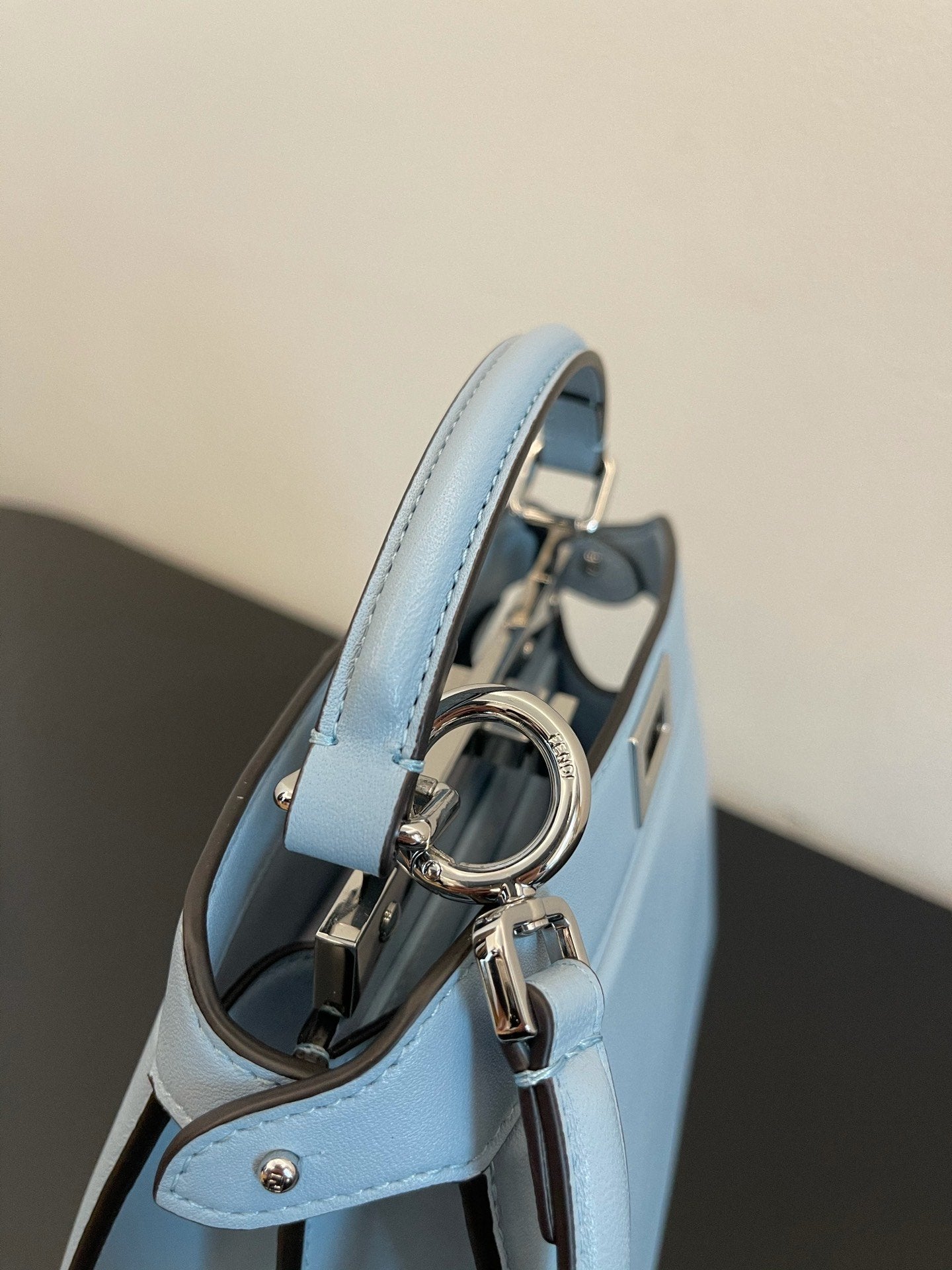 FI Peekaboo ISeeU Petite Light Blue Small Bag For Woman 20cm/8in