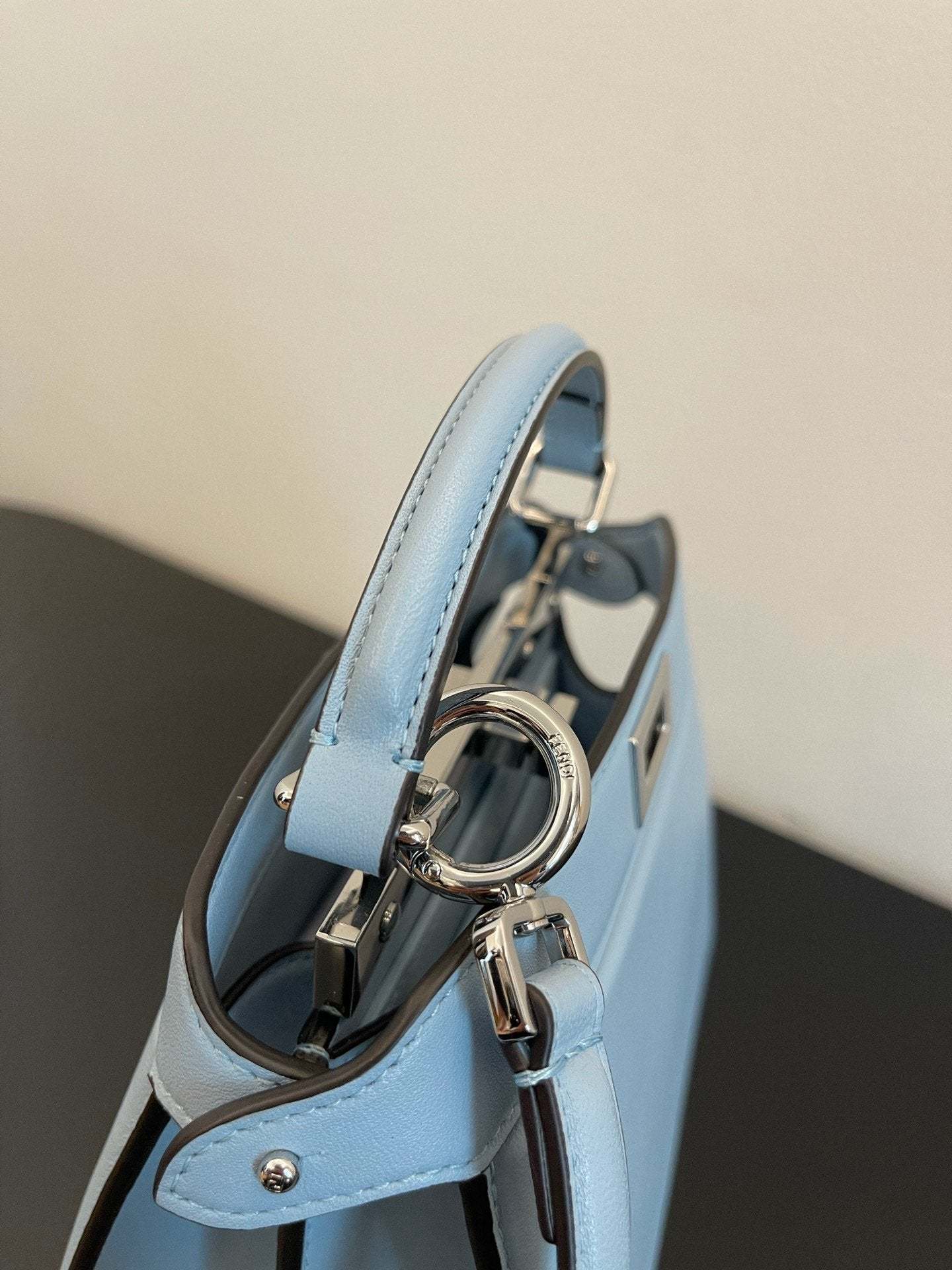 FI Peekaboo ISeeU Petite Light Blue Small Bag For Woman 20cm/8in