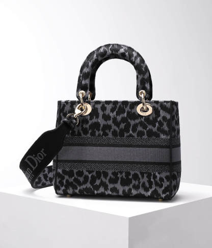 DO 44532 Lady D-Lite mini 17cm 24cm Leopard Print black white-2