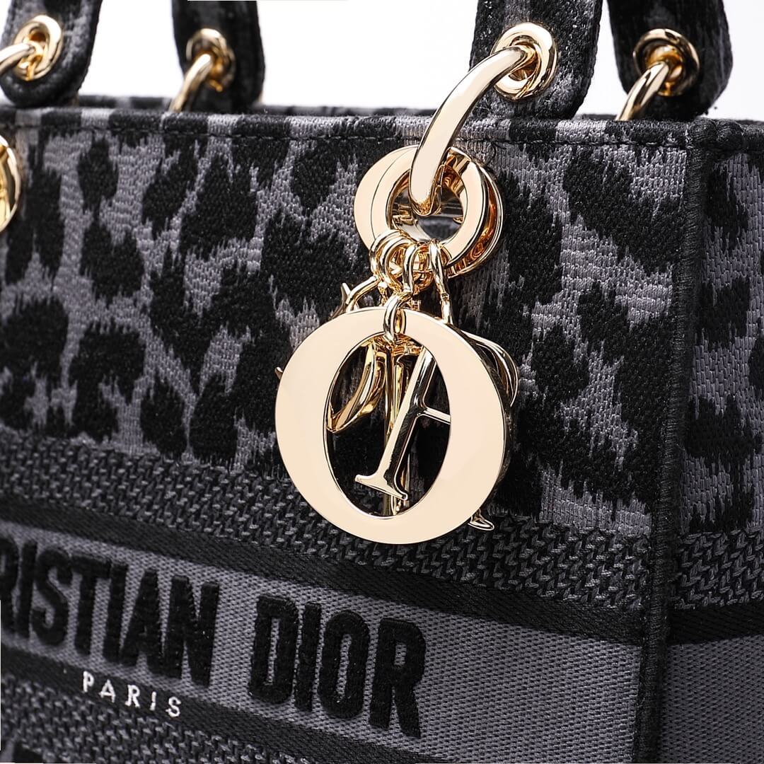 DO 44532 Lady D-Lite mini 17cm 24cm Leopard Print black white-2