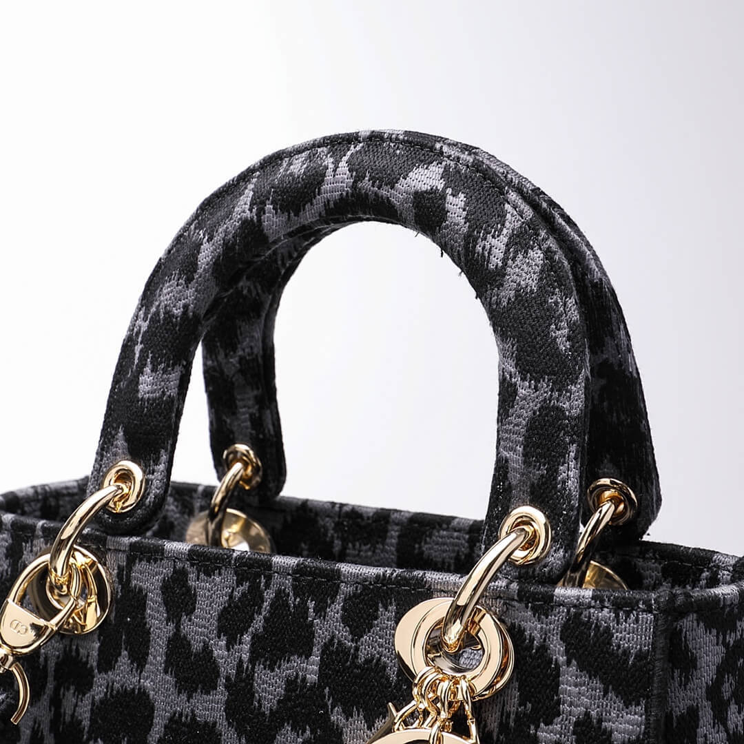 DO 44532 Lady D-Lite mini 17cm 24cm Leopard Print black white-2