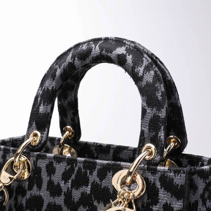 DO 44532 Lady D-Lite mini 17cm 24cm Leopard Print black white-2