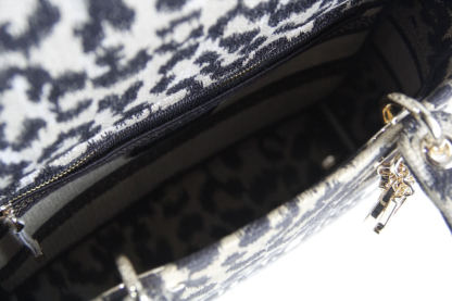DO 44532 Lady D-Lite Handbag shoulder bag cross body bags mini 17cm 24cm Leopard Print light yellow