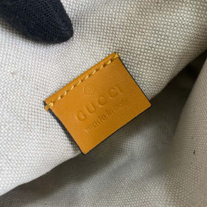 gg Embossed Belt Bag Yellow gg Embossed For Men  9.1in/23cm gg 