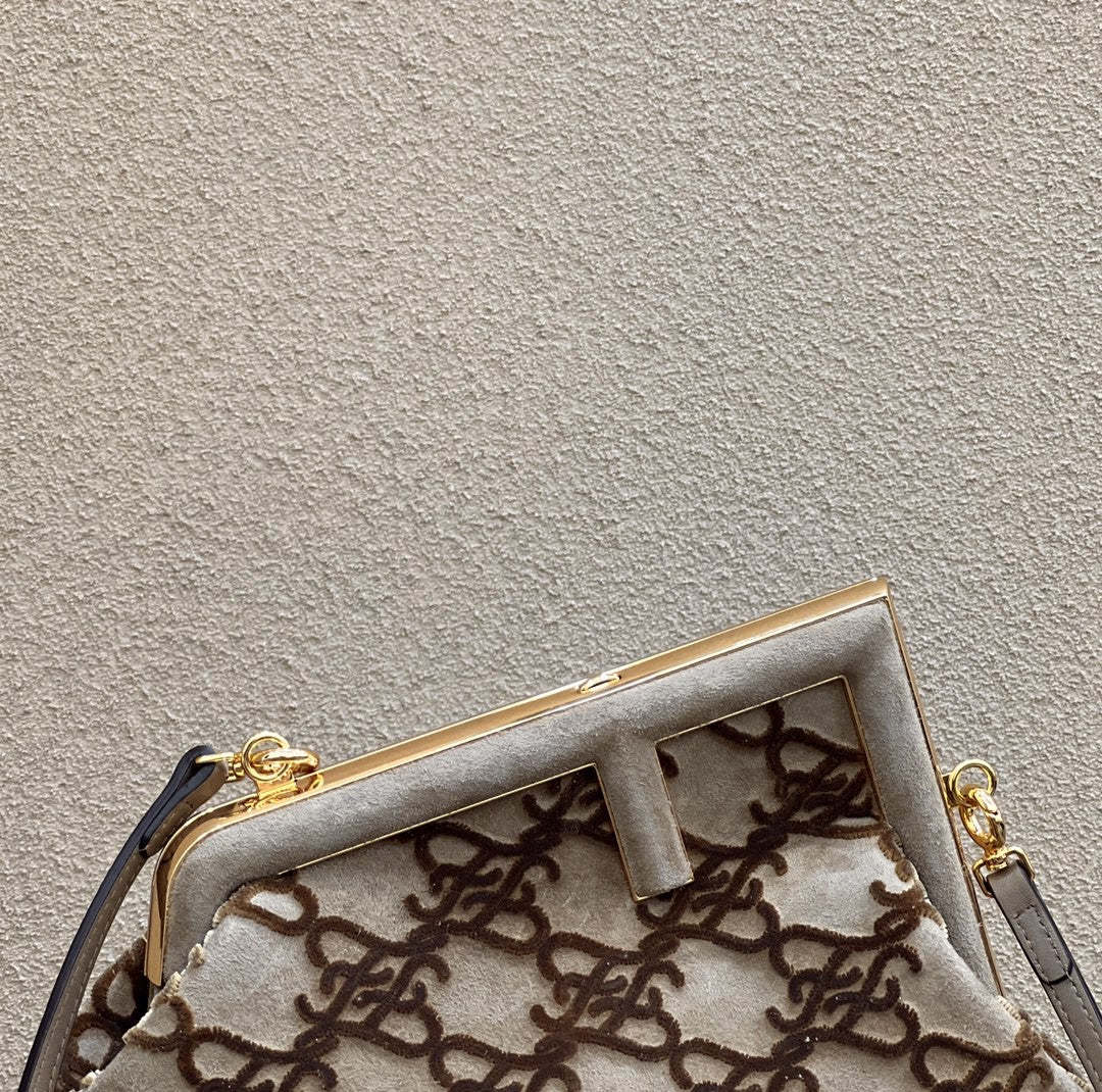 FI First Small Gray Bag For Woman 26cm/10in