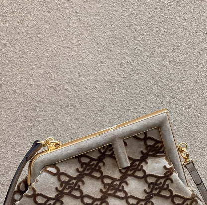 FI First Small Gray Bag For Woman 26cm/10in