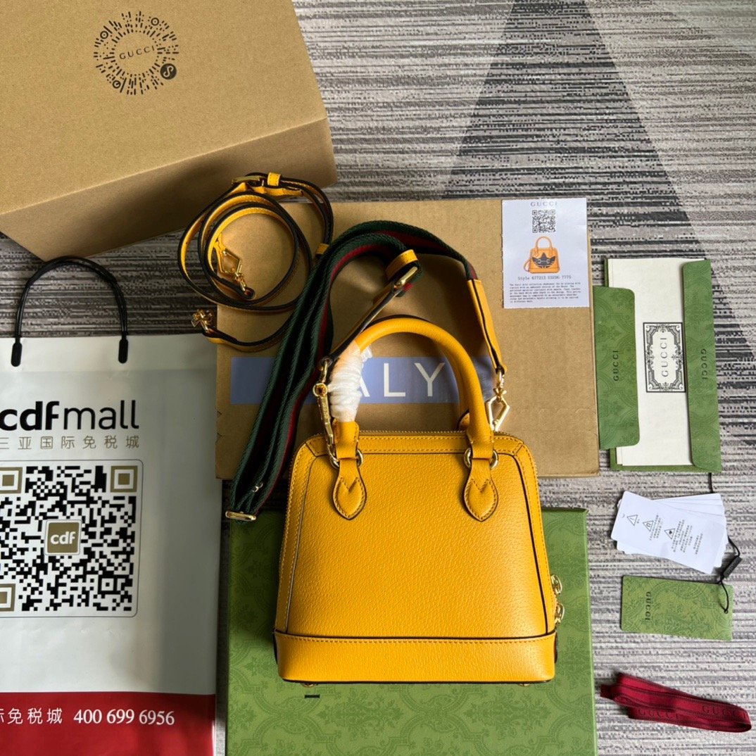 gg x Adidas Horsebit 1955 Mini Bag Yellow For Women, Women&#8217;s Bags 7.9in/20cm gg‎
