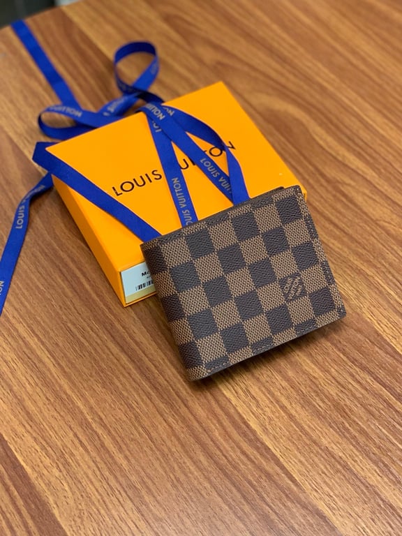 LOUIS VUITTON DAMIER BROWN COATED CANVAS 11CM N60053