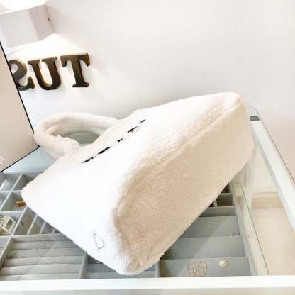 PR TERRY TOTE BAG WHITE 41CM