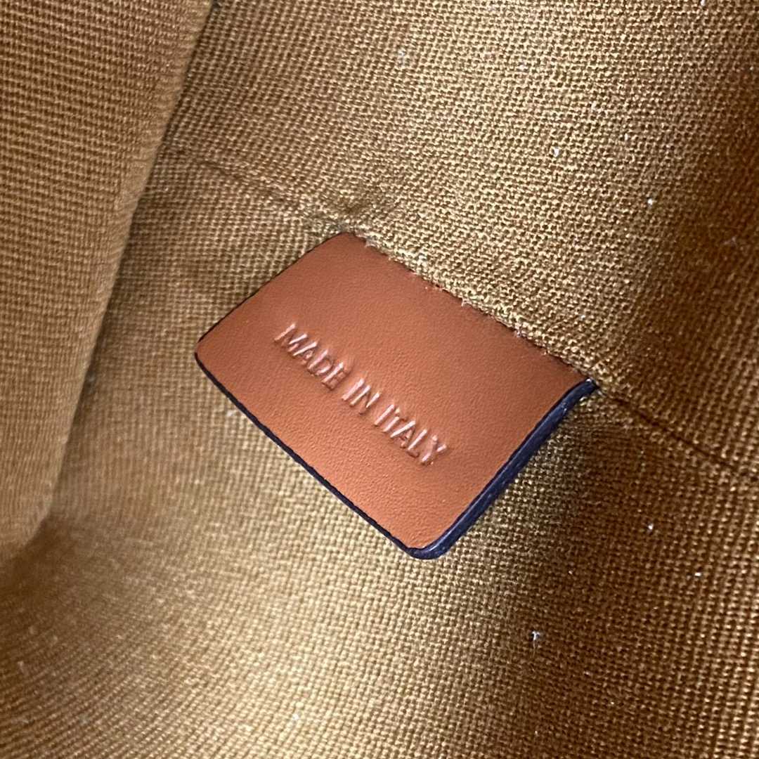CE POUCH IN TRIOMPHE CANVAS AND CALFSKIN TAN 10J772EGL04LU